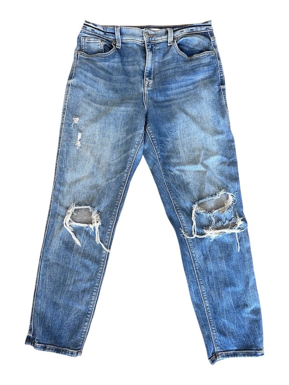 Eunina Boyfriend Jeans Distressed Size 9
